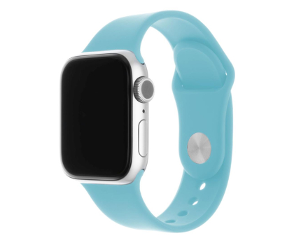 Pasek i akcesoria do zegarków FIXED Silicone Strap Set do Apple Watch turquoise FIXSST-434-TU